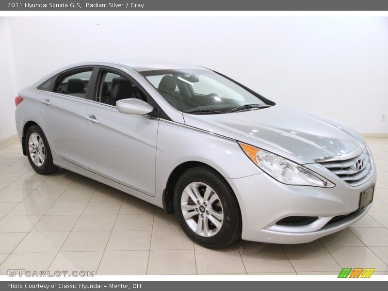 Radiant Silver / Gray 2011 Hyundai Sonata GLS