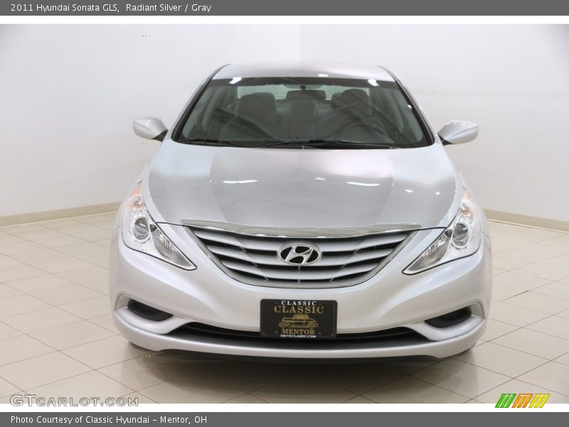 Radiant Silver / Gray 2011 Hyundai Sonata GLS