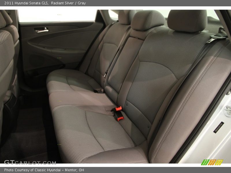 Radiant Silver / Gray 2011 Hyundai Sonata GLS