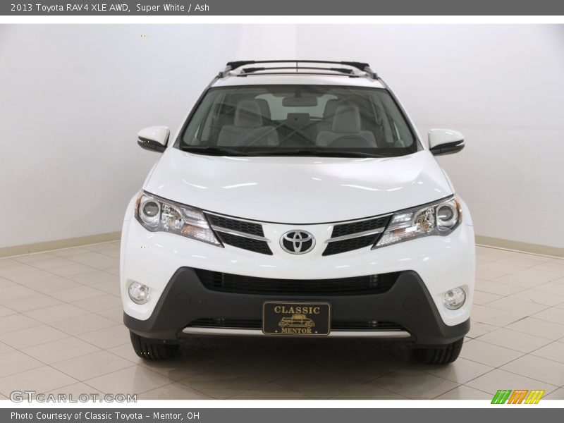 Super White / Ash 2013 Toyota RAV4 XLE AWD