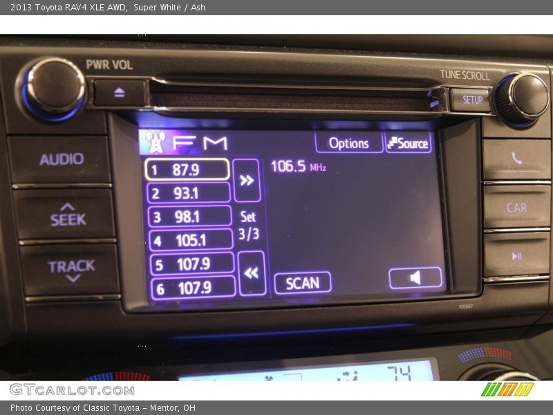 Super White / Ash 2013 Toyota RAV4 XLE AWD