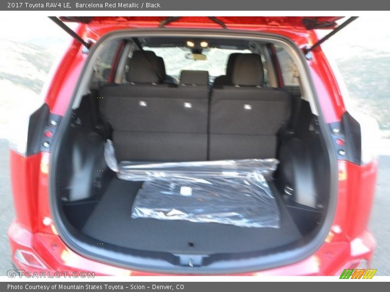 Barcelona Red Metallic / Black 2017 Toyota RAV4 LE