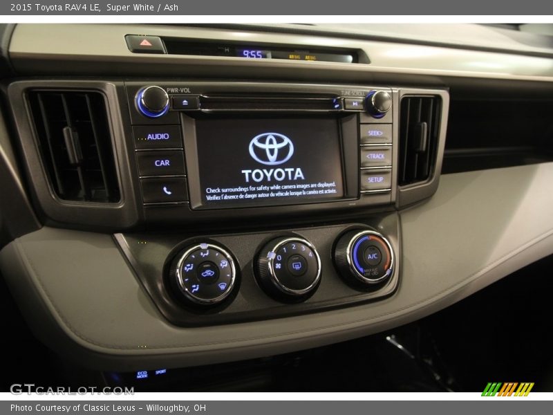 Super White / Ash 2015 Toyota RAV4 LE