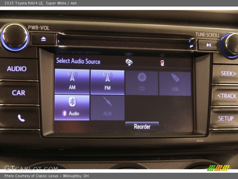 Super White / Ash 2015 Toyota RAV4 LE