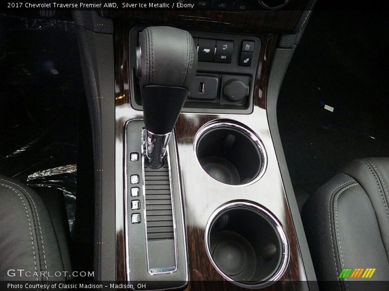 Silver Ice Metallic / Ebony 2017 Chevrolet Traverse Premier AWD
