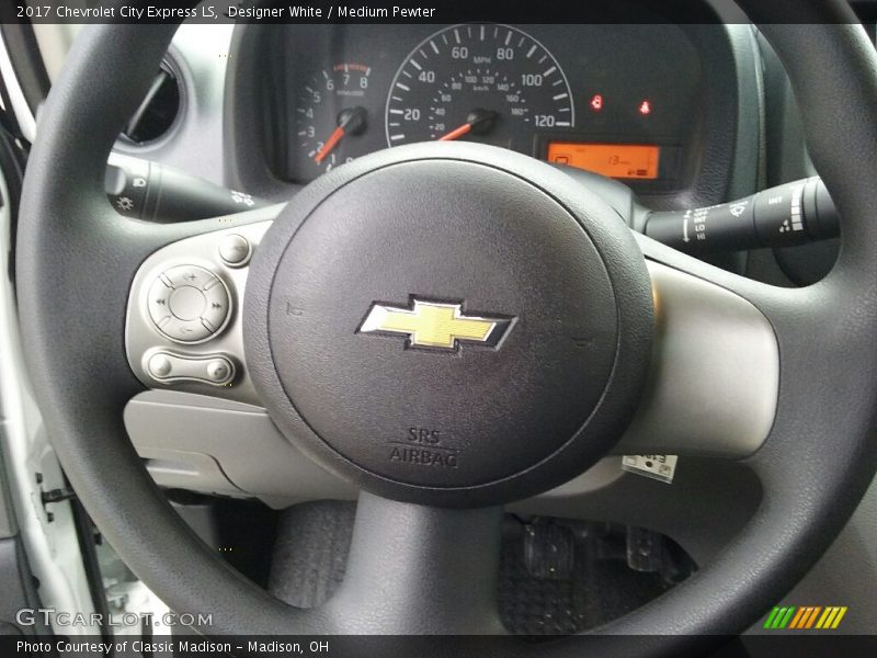 Designer White / Medium Pewter 2017 Chevrolet City Express LS