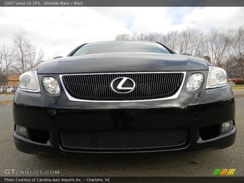 Obsidian Black / Black 2007 Lexus GS 350