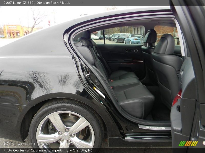 Obsidian Black / Black 2007 Lexus GS 350
