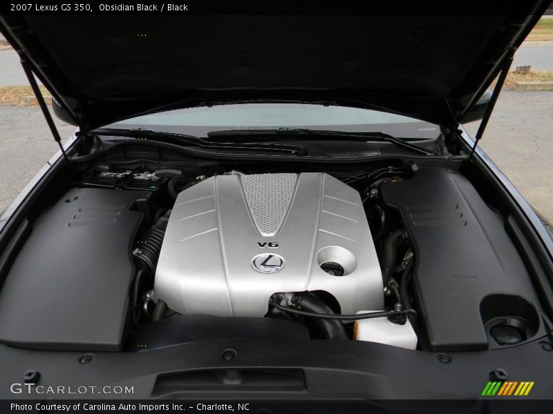 Obsidian Black / Black 2007 Lexus GS 350