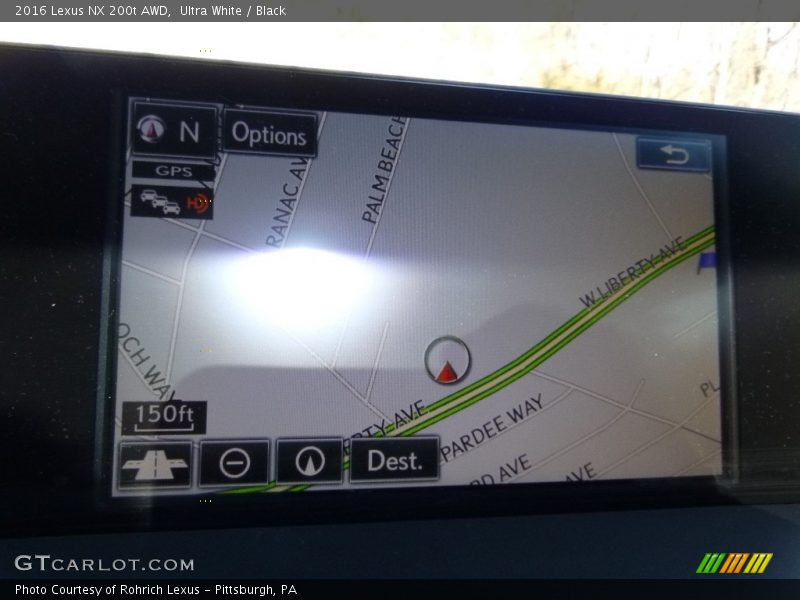 Ultra White / Black 2016 Lexus NX 200t AWD