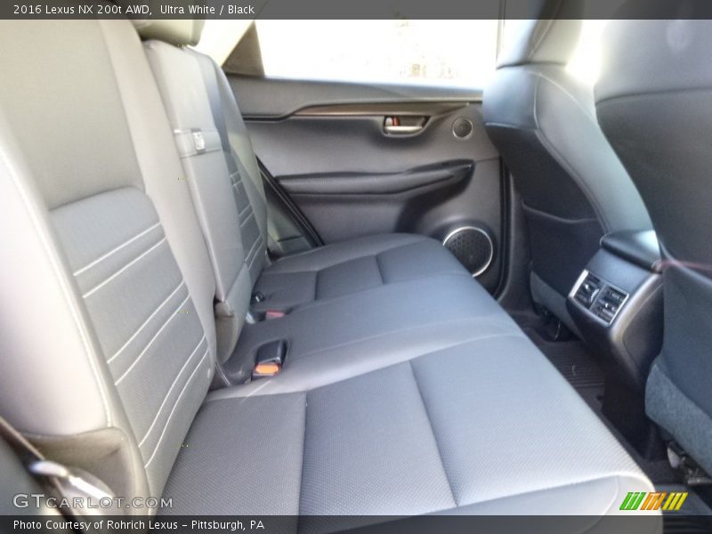 Ultra White / Black 2016 Lexus NX 200t AWD