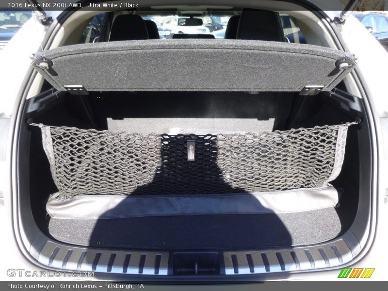 Ultra White / Black 2016 Lexus NX 200t AWD