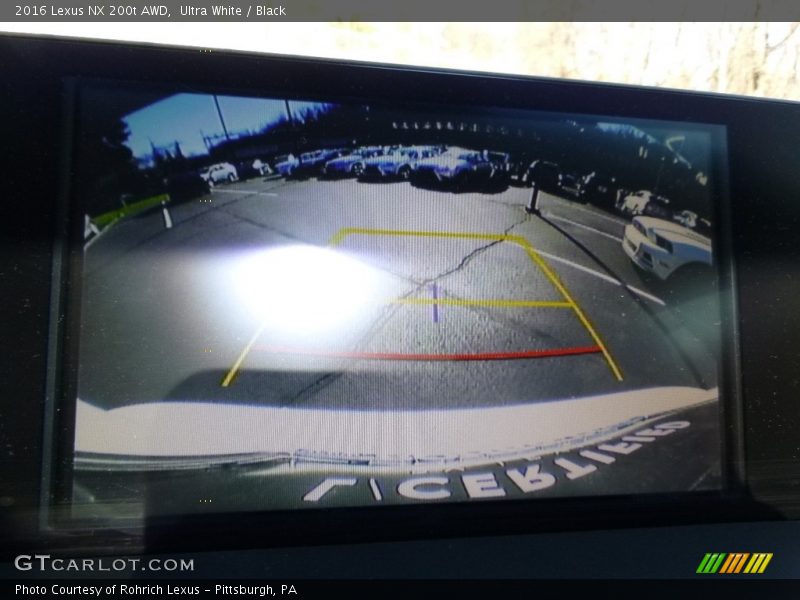 Ultra White / Black 2016 Lexus NX 200t AWD