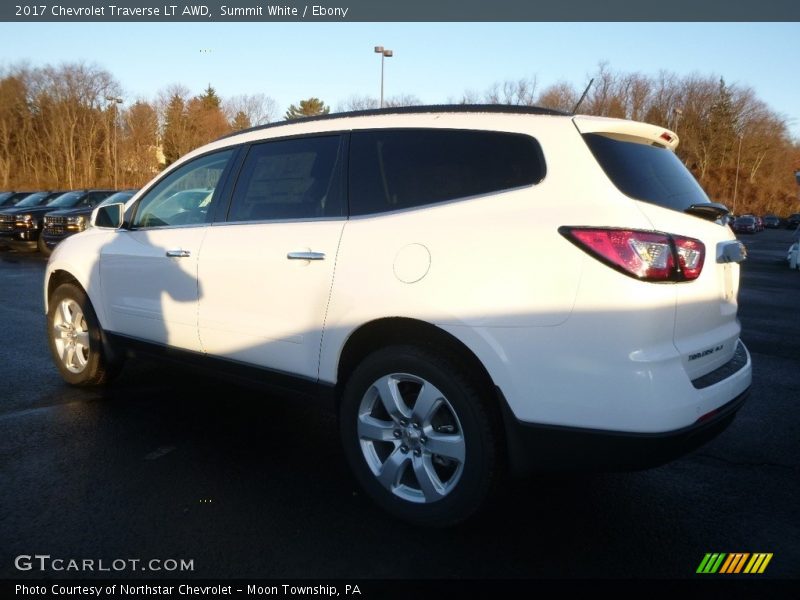 Summit White / Ebony 2017 Chevrolet Traverse LT AWD