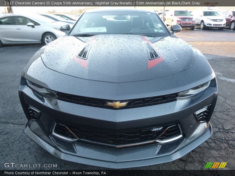 Nightfall Gray Metallic / 50th Anniversary Jet Black/Dark Gray 2017 Chevrolet Camaro SS Coupe 50th Anniversary