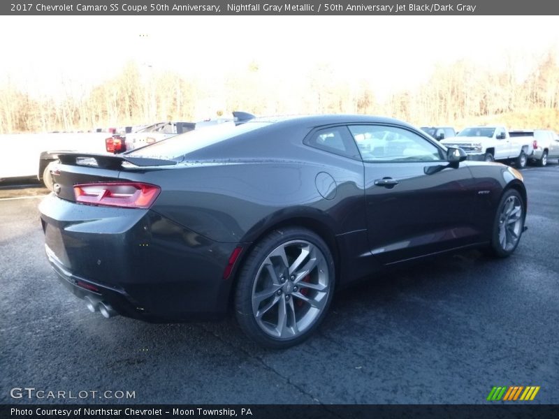 Nightfall Gray Metallic / 50th Anniversary Jet Black/Dark Gray 2017 Chevrolet Camaro SS Coupe 50th Anniversary