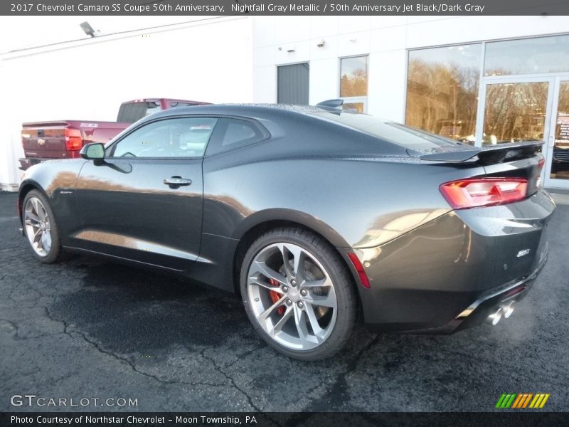 Nightfall Gray Metallic / 50th Anniversary Jet Black/Dark Gray 2017 Chevrolet Camaro SS Coupe 50th Anniversary