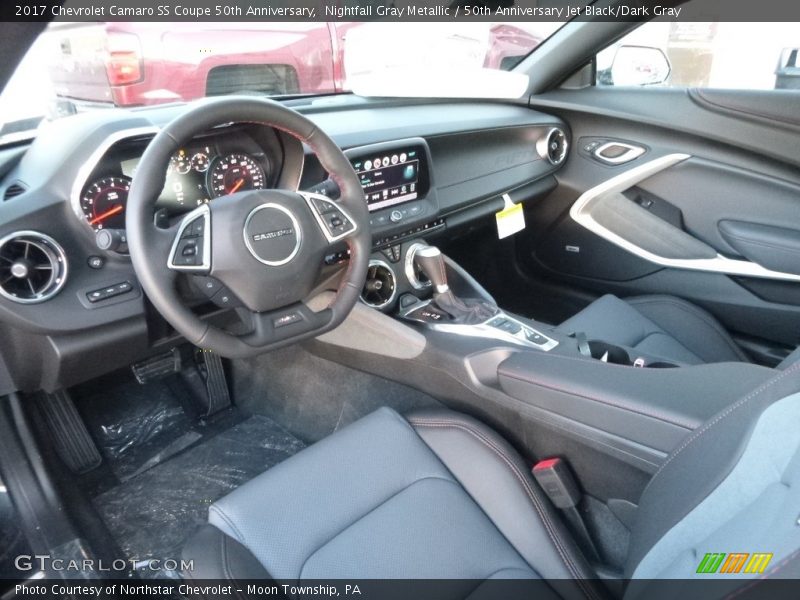 Nightfall Gray Metallic / 50th Anniversary Jet Black/Dark Gray 2017 Chevrolet Camaro SS Coupe 50th Anniversary