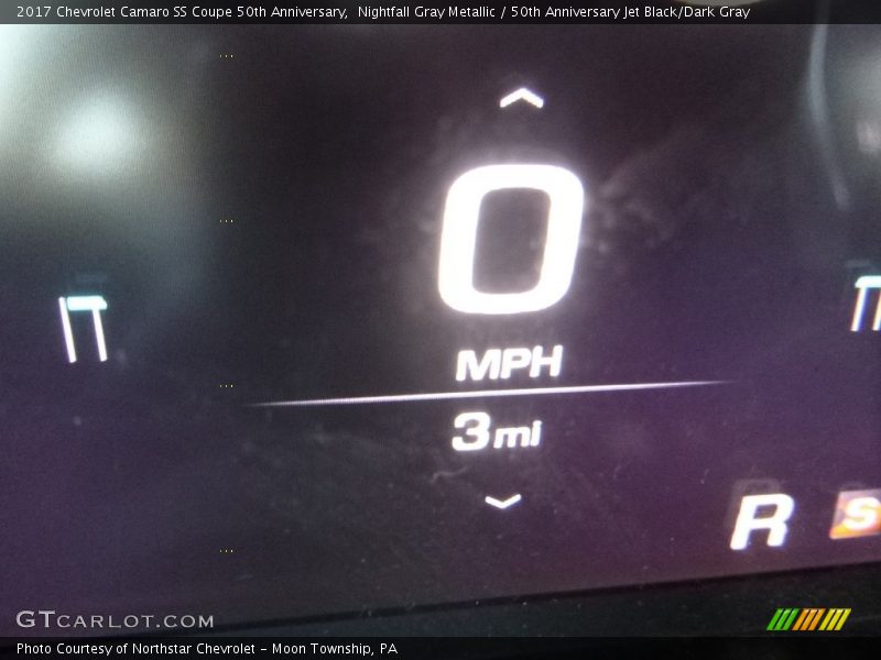 Nightfall Gray Metallic / 50th Anniversary Jet Black/Dark Gray 2017 Chevrolet Camaro SS Coupe 50th Anniversary