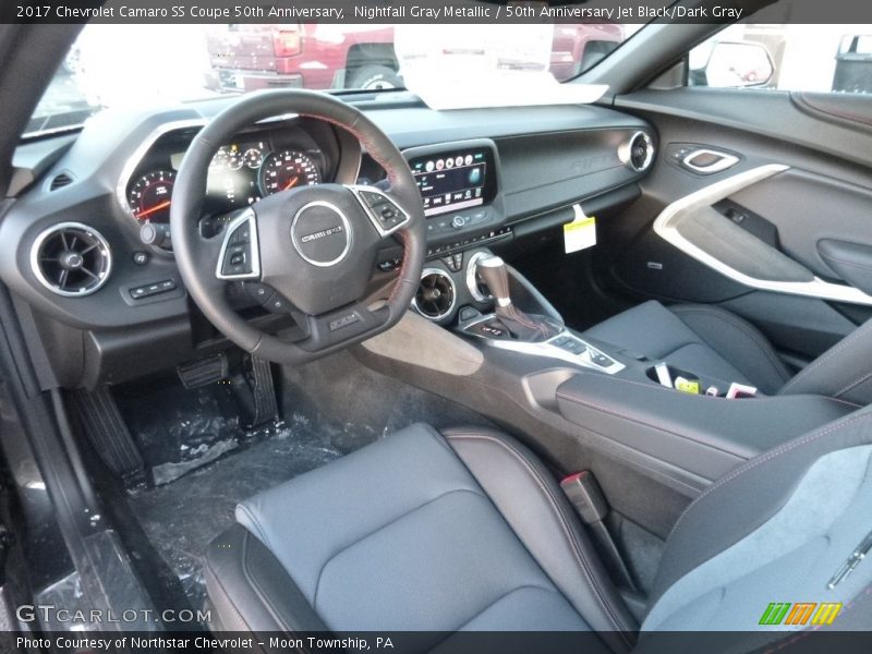 Nightfall Gray Metallic / 50th Anniversary Jet Black/Dark Gray 2017 Chevrolet Camaro SS Coupe 50th Anniversary