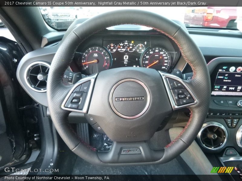Nightfall Gray Metallic / 50th Anniversary Jet Black/Dark Gray 2017 Chevrolet Camaro SS Coupe 50th Anniversary