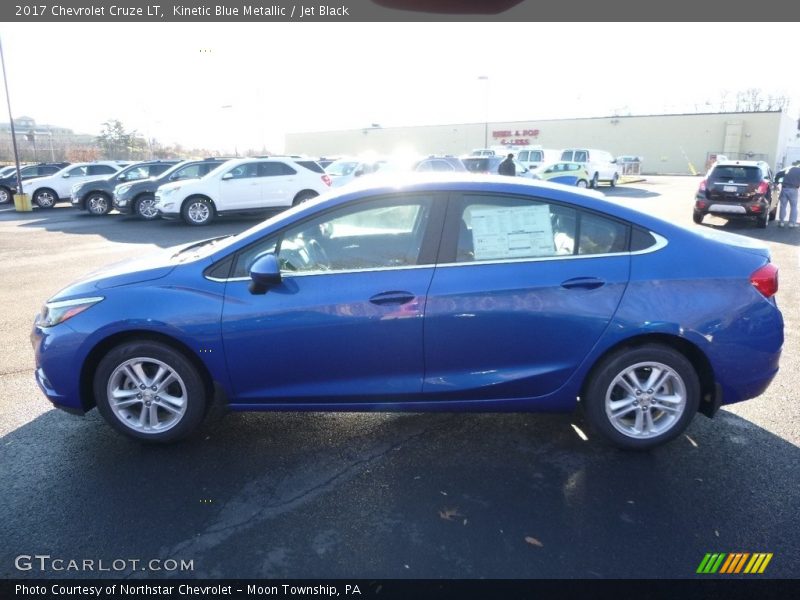 Kinetic Blue Metallic / Jet Black 2017 Chevrolet Cruze LT