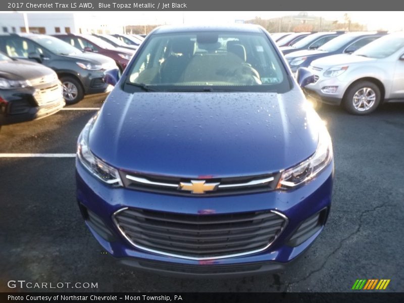 Blue Topaz Metallic / Jet Black 2017 Chevrolet Trax LS AWD