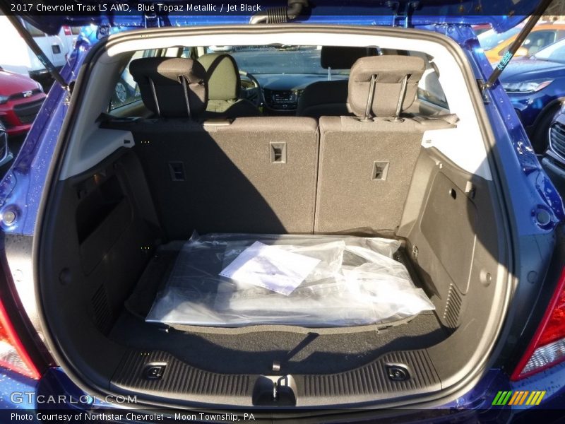 Blue Topaz Metallic / Jet Black 2017 Chevrolet Trax LS AWD