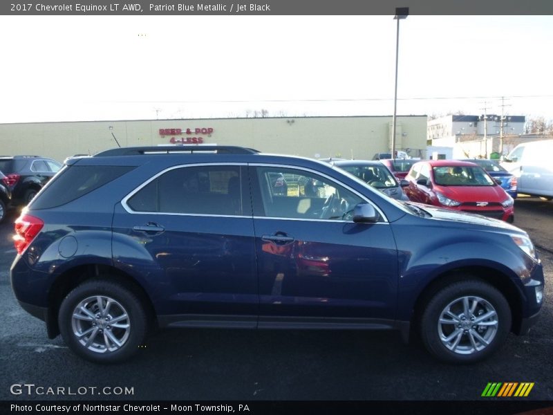 Patriot Blue Metallic / Jet Black 2017 Chevrolet Equinox LT AWD