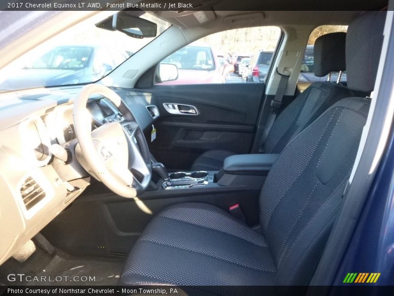 Patriot Blue Metallic / Jet Black 2017 Chevrolet Equinox LT AWD