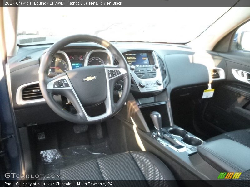 Patriot Blue Metallic / Jet Black 2017 Chevrolet Equinox LT AWD