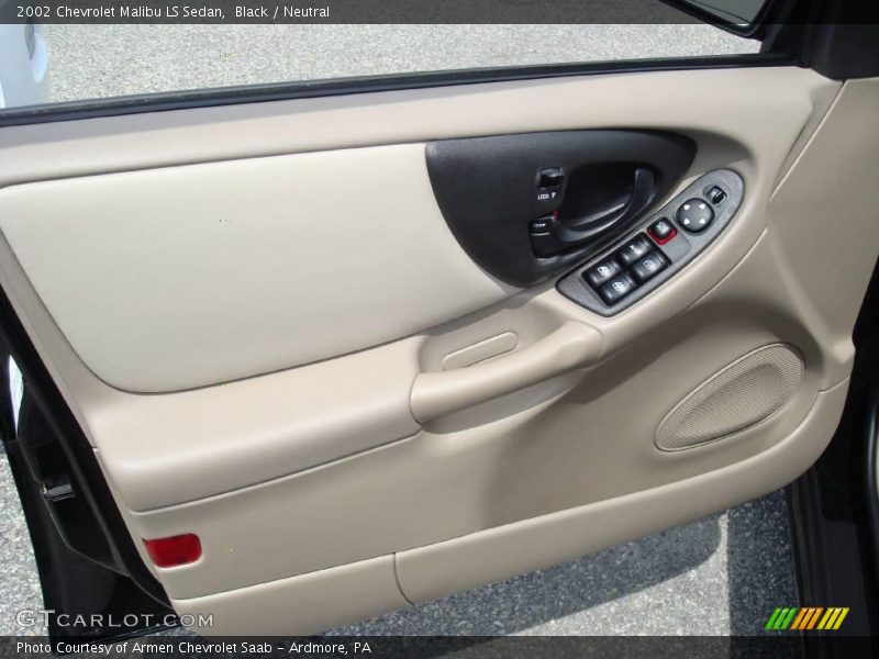 Black / Neutral 2002 Chevrolet Malibu LS Sedan