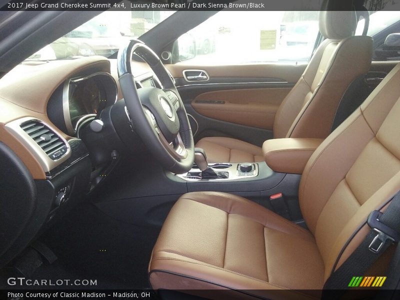  2017 Grand Cherokee Summit 4x4 Dark Sienna Brown/Black Interior