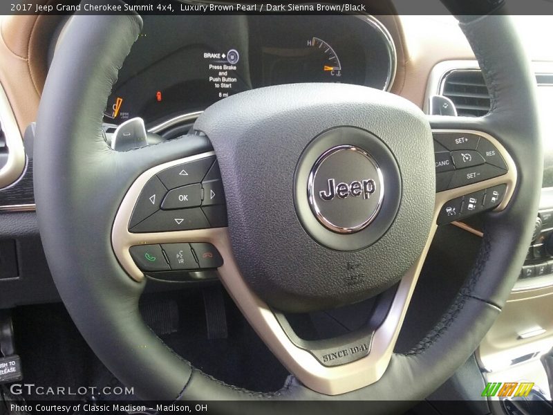  2017 Grand Cherokee Summit 4x4 Steering Wheel