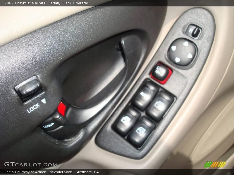 Black / Neutral 2002 Chevrolet Malibu LS Sedan