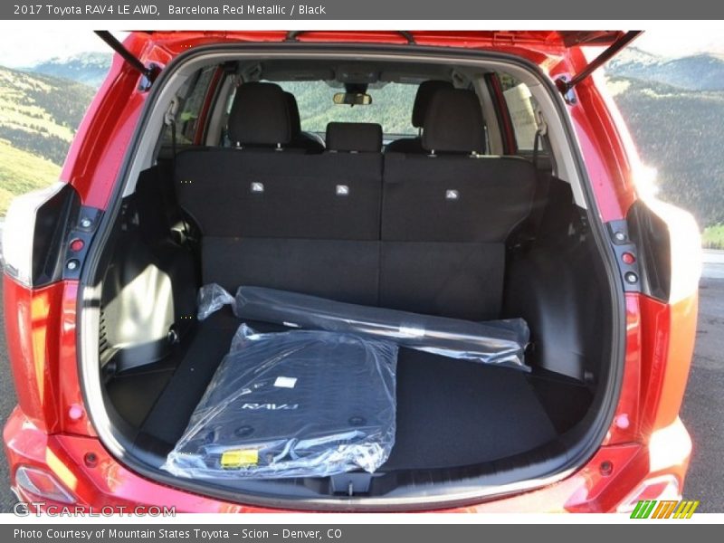 Barcelona Red Metallic / Black 2017 Toyota RAV4 LE AWD