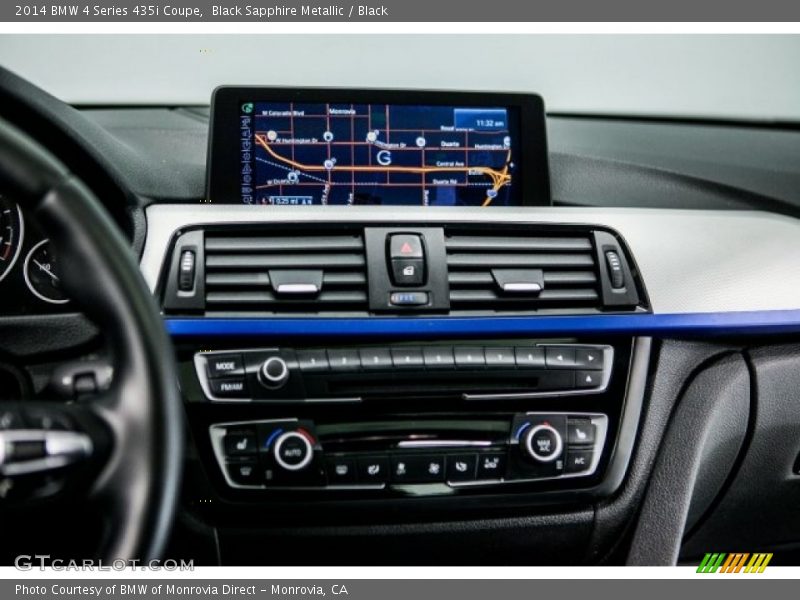Black Sapphire Metallic / Black 2014 BMW 4 Series 435i Coupe