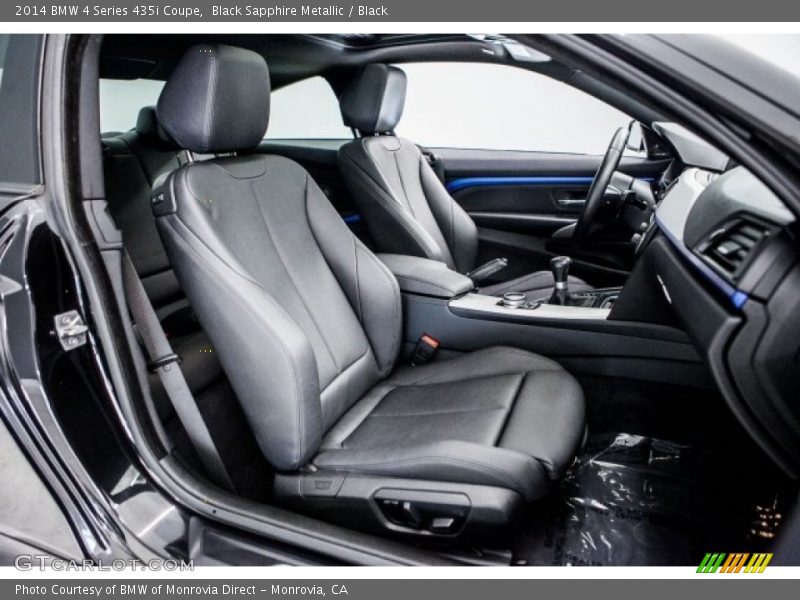 Black Sapphire Metallic / Black 2014 BMW 4 Series 435i Coupe