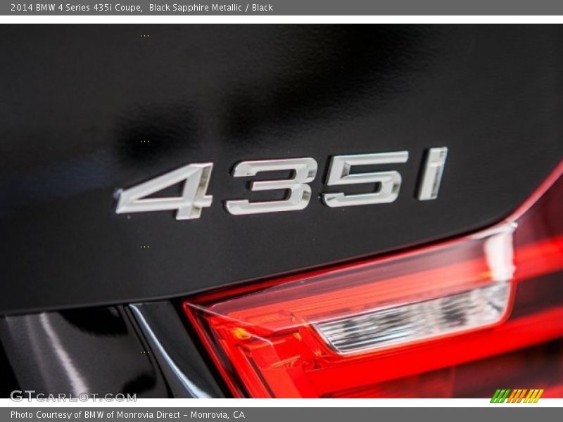 Black Sapphire Metallic / Black 2014 BMW 4 Series 435i Coupe
