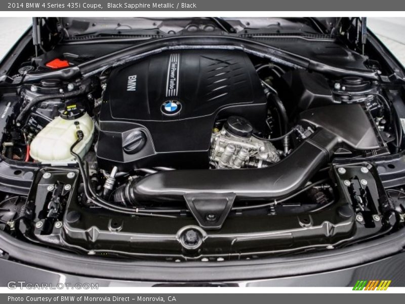 Black Sapphire Metallic / Black 2014 BMW 4 Series 435i Coupe
