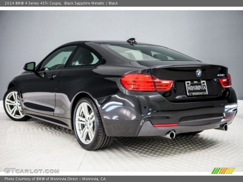 Black Sapphire Metallic / Black 2014 BMW 4 Series 435i Coupe