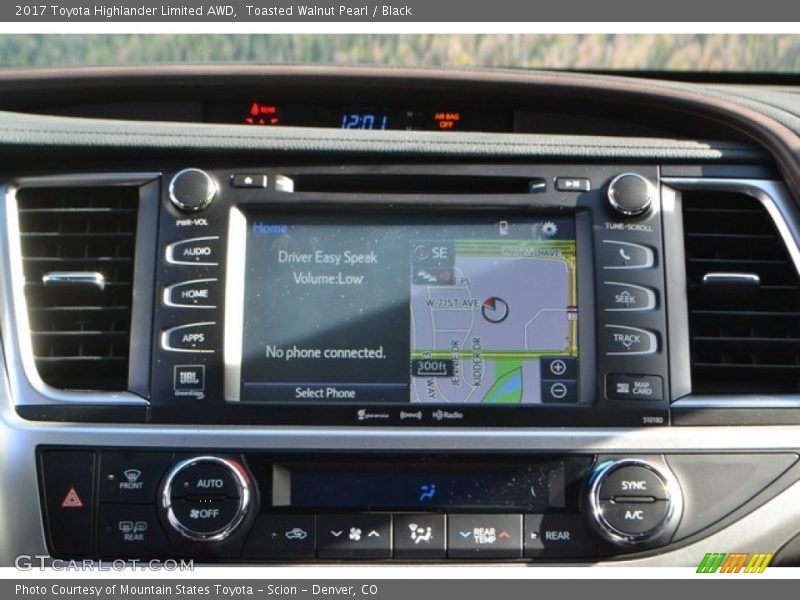 Toasted Walnut Pearl / Black 2017 Toyota Highlander Limited AWD