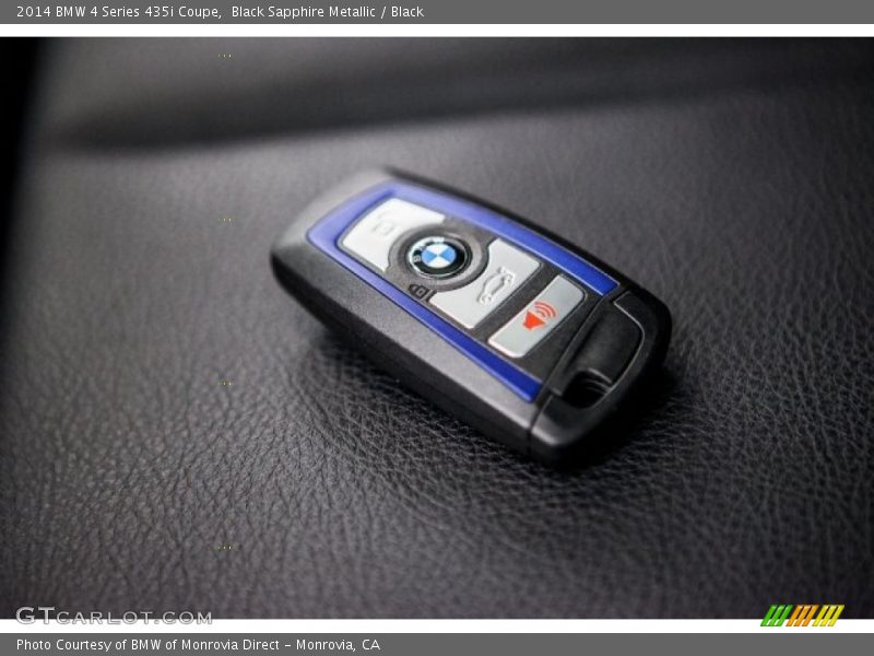 Black Sapphire Metallic / Black 2014 BMW 4 Series 435i Coupe