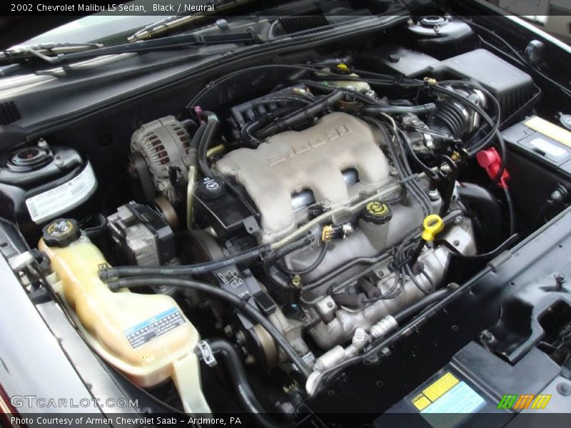 Black / Neutral 2002 Chevrolet Malibu LS Sedan