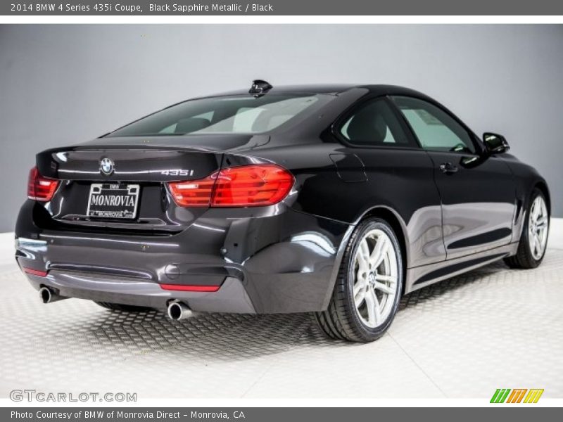 Black Sapphire Metallic / Black 2014 BMW 4 Series 435i Coupe
