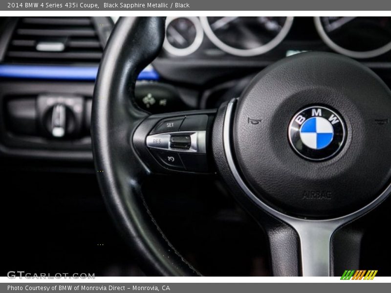 Black Sapphire Metallic / Black 2014 BMW 4 Series 435i Coupe