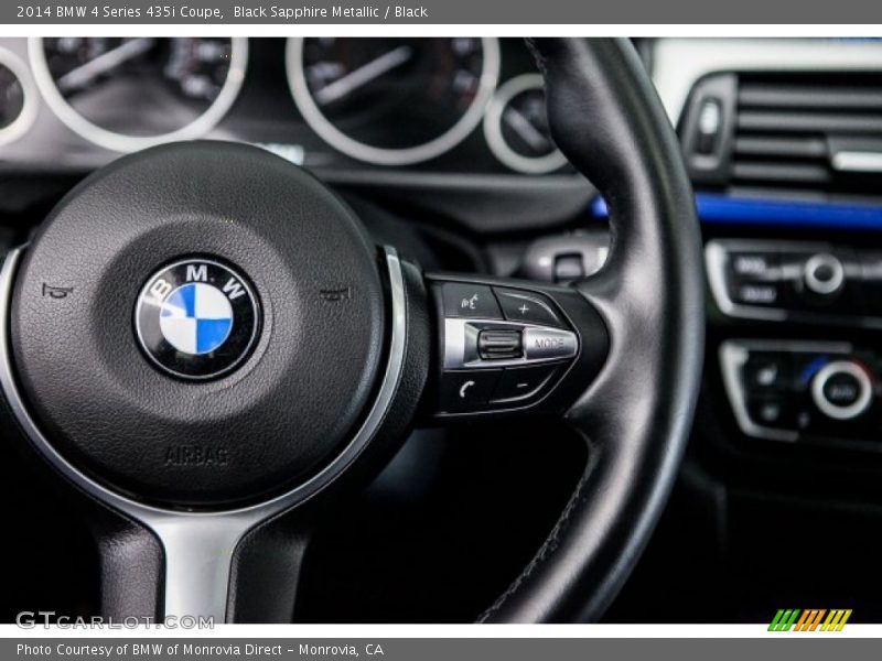 Black Sapphire Metallic / Black 2014 BMW 4 Series 435i Coupe