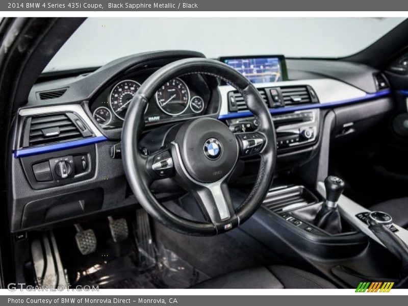 Black Sapphire Metallic / Black 2014 BMW 4 Series 435i Coupe