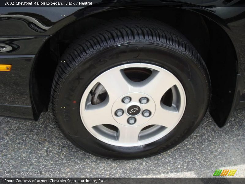 Black / Neutral 2002 Chevrolet Malibu LS Sedan