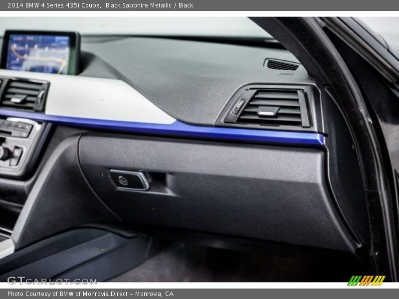 Black Sapphire Metallic / Black 2014 BMW 4 Series 435i Coupe